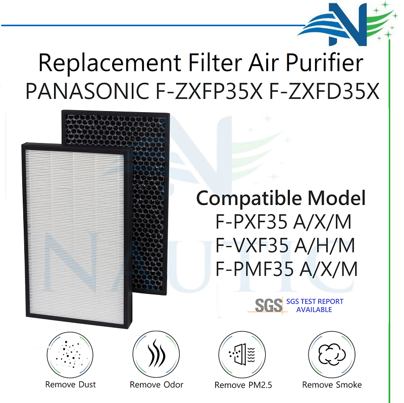 NAUTIC HEPA Filter Air Purifier Panasonic F-ZXFP35X F-PXF35AHN F-PXM35ASN F-PXF35X F-PXF35A F-PXF35M F-PMF35X